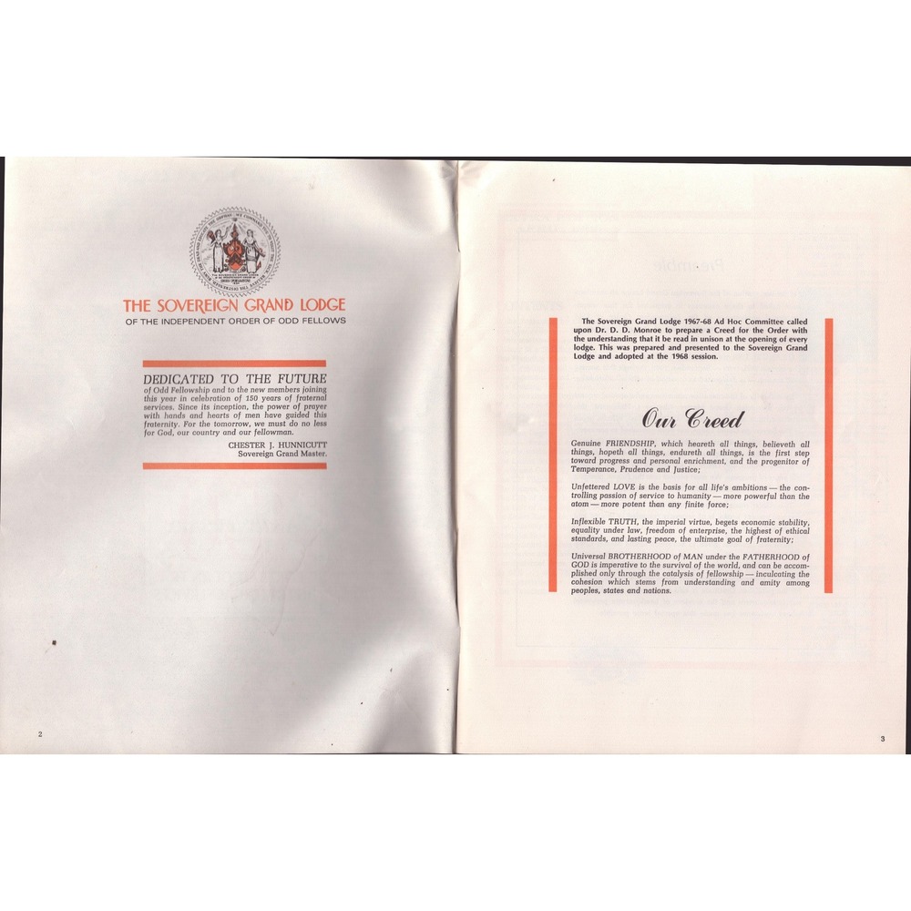 1969 The International Odd Fellow 150th Anniversary Extra Edition IOOF Magazine - Picture 3 of 3